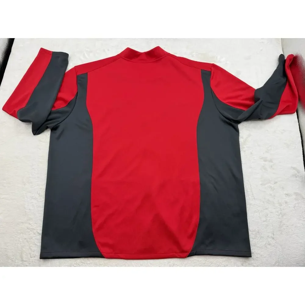 Jordan Flight Team CGD Cowboys Iowa High School Track Jacket Red Men's 3XL